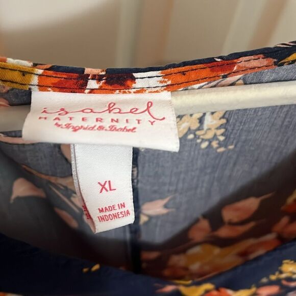 Floral maternity blouse - Picture 3 of 5